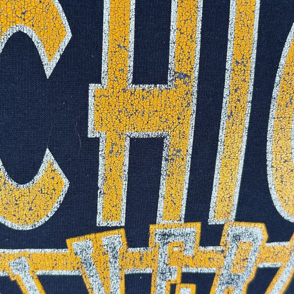 Vintage Champion Michigan Wolverines Hoodie Mens Large Blue USA 80s 90s Pullover - Picture 10 of 10